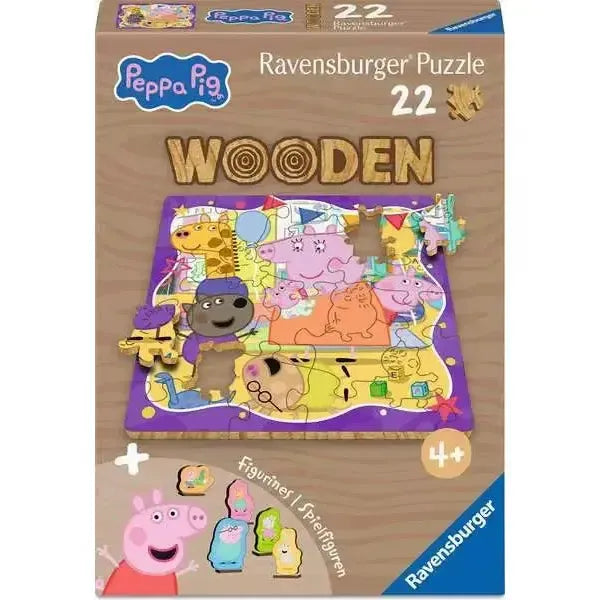 Peppa Pig Friendship Party 22 Piece Wooden Jigsaw Puzzle Ravensburger - for just $19.99! 