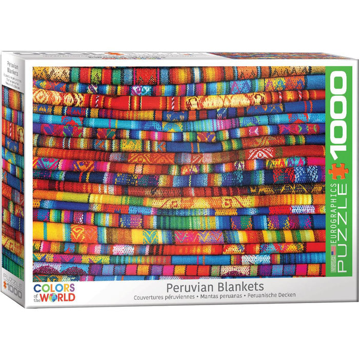 Peruvian Blankets 1000 Piece Jigsaw Puzzle Eurographics - for just $19.99! 