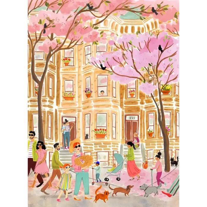 Petals & Pavement 500 Piece Jigsaw Puzzle PuzzleFolk - for just $25.99! 