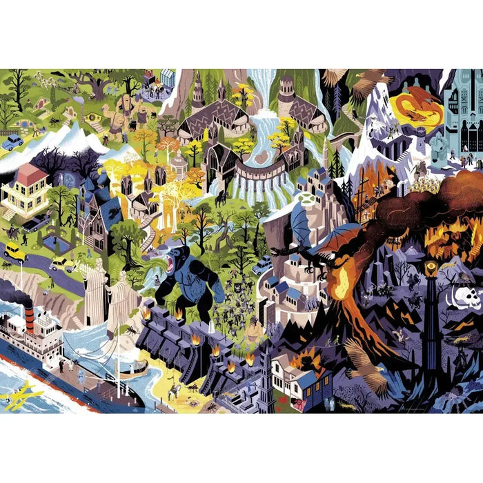 Peter Jackson Films Movie Masters 1000 Piece Jigsaw Puzzle Heye - for just $29.99! 