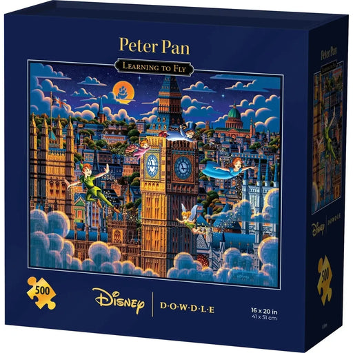 Peter Pan Learning to Fly 500 Piece Jigsaw Puzzle Disney x Dowdle - for just $24.99! 