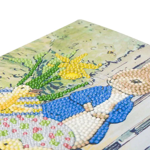 Peter Rabbit & Chicks Crystal Art Card Kit Craft Buddy - for just $7.99! 