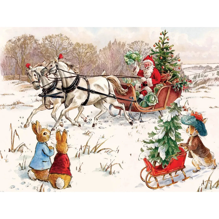 Peter Rabbit & Santa 1000 Piece Jigsaw Puzzle NYPC - for just $28.99! 