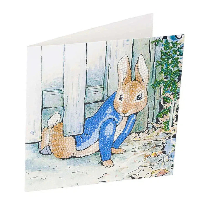 Peter Rabbit Under the Gate Crystal Art Card Kit Craft Buddy - for just $7.99! 