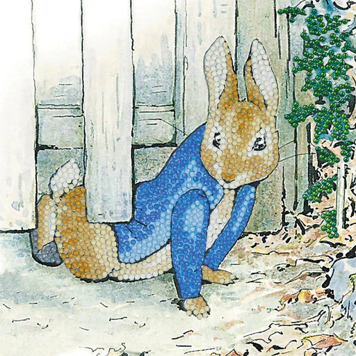 Peter Rabbit Under the Gate Crystal Art Card Kit Craft Buddy - for just $7.99! 