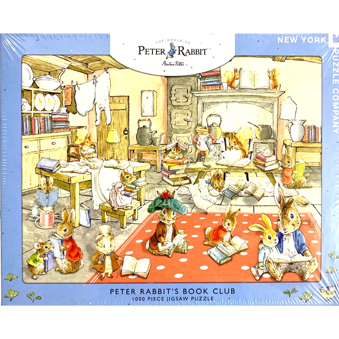 Peter Rabbit's Book Club 1000 Piece Jigsaw Puzzle NYPC - for just $24.99! 