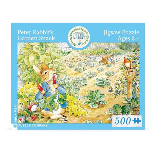 Peter Rabbit's Garden Snack 500 Piece Jigsaw Puzzle NYPC - for just $22.99! 