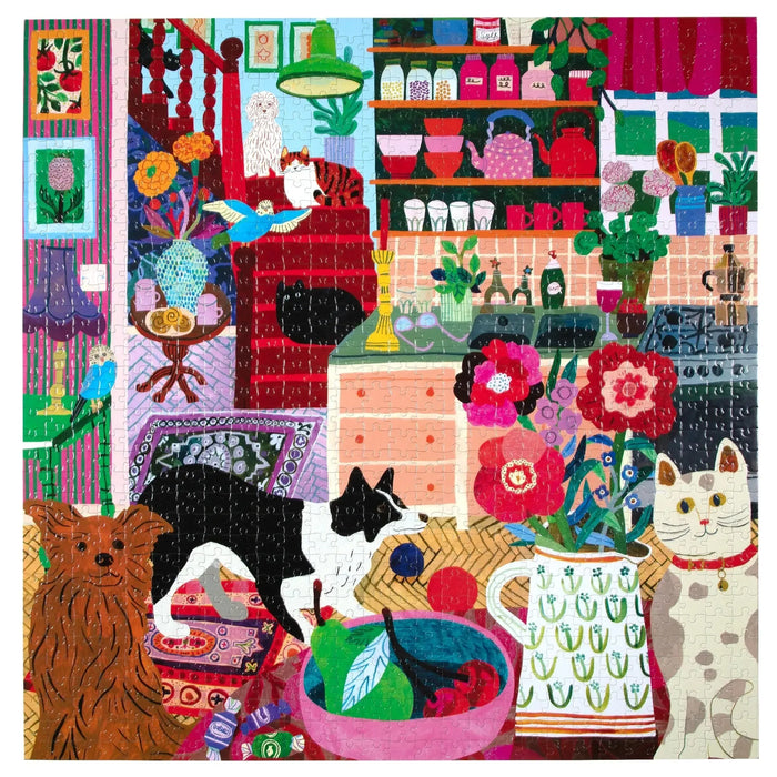 Pets in the Kitchen 1000 Piece Jigsaw Puzzle eeBoo - for just $26.99! 