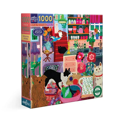 Pets in the Kitchen 1000 Piece Jigsaw Puzzle eeBoo - for just $26.99! 