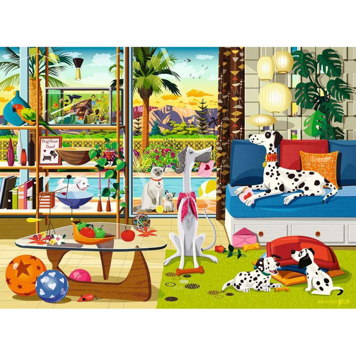 Pets of Palm Springs 500 Piece Jigsaw Puzzle Ravensburger - for just $19.99! 