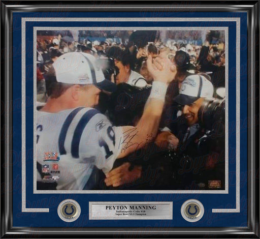 Peyton Manning Indianapolis Colts Autographed Super Bowl XLI 16x20 Framed Photo - for just $499.99! 