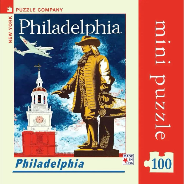 Philadelphia 100 Piece Mini Jigsaw Puzzle NYPC - for just $11.99! 