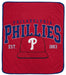 Philadelphia Phillies 50" x 60" Vintage Arch Block Blanket - for just $24.99! 