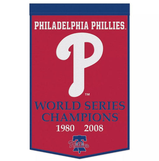 Philadelphia Phillies 24" x 38" Primary Wool Banner - for just $79.99! 