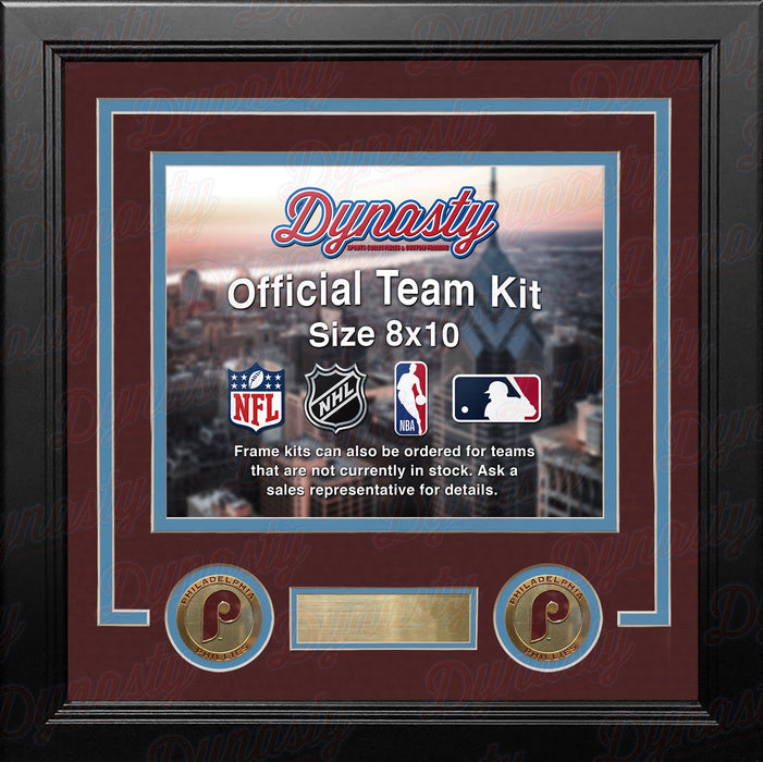 Philadelphia Phillies Throwback Custom MLB Baseball 8x10 Picture Frame Kit (Multiple Colors) - for just $29.99! 