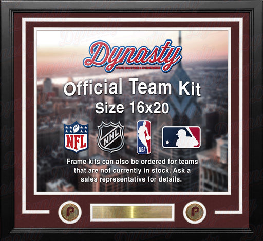 Philadelphia Phillies Throwback Custom MLB Baseball 16x20 Picture Frame Kit (Multiple Colors) - for just $49.99! 
