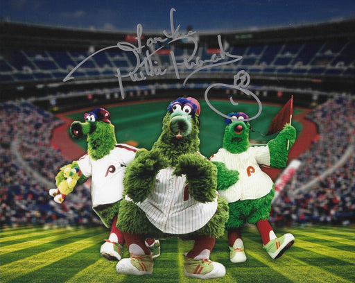 The Phillie Phanatic Dave Raymond Autographed 11" x 14" Collage Baseball Photo - for just $34.99! 