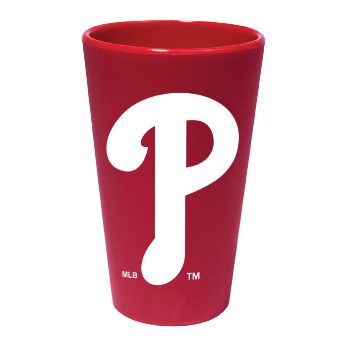 Philadelphia Phillies 16 oz Team Color Silicone Pint Glass - for just $19.99! 