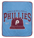 Philadelphia Phillies Throwback 50" x 60" Vintage Arch Block Blanket - for just $24.99! 