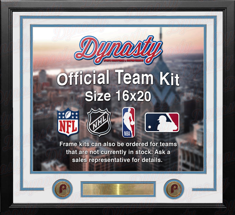 Philadelphia Phillies Throwback Custom MLB Baseball 16x20 Picture Frame Kit (Multiple Colors) - for just $49.99! 