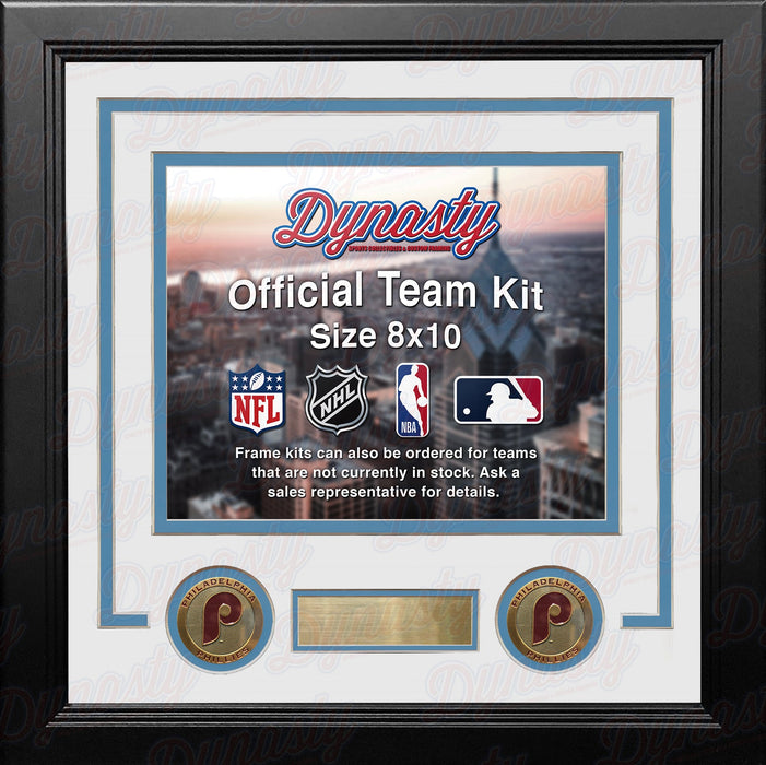 Philadelphia Phillies Throwback Custom MLB Baseball 8x10 Picture Frame Kit (Multiple Colors) - for just $29.99! 