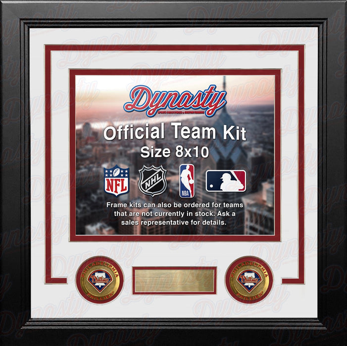 Philadelphia Phillies Custom MLB Baseball 8x10 Picture Frame Kit (Multiple Colors) - for just $29.99! 