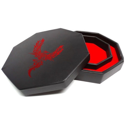 Phoenix Dice Tray With Dice Staging Area and Lid - Premium Accessories - Just $37.95! Shop now at Retro Gaming of Denver
