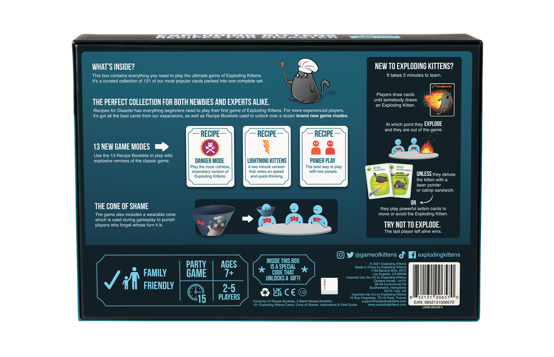 Exploding Kittens: Recipes for Disaster - for just $24.99! 