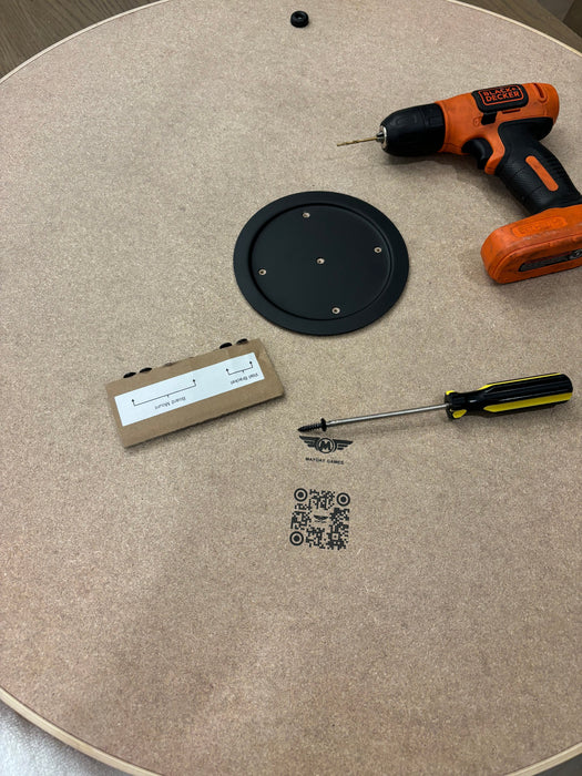 Elite Crokinole Wall Mount Hardware (can be used on standard boards with customization) - for just $30! 