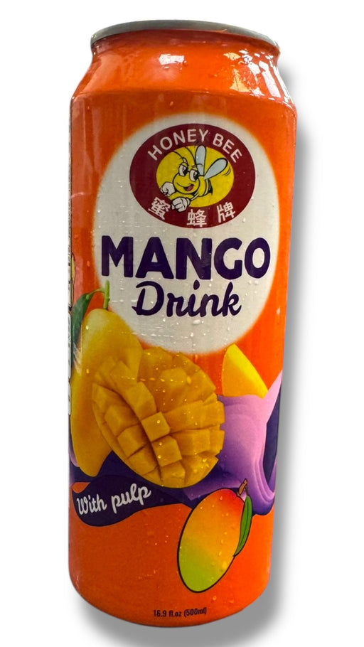 Honey Bee Mango Drink With Pulp - Refreshing Tropical Taste, 100% Natural Ingredients - for just $2.99! 