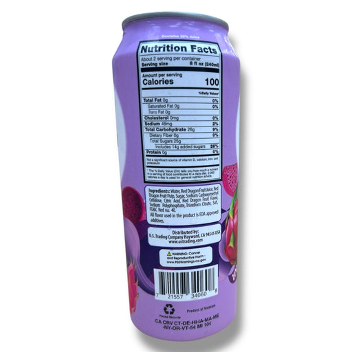 Honey Bee Dragon Fruit Drink With Pulp - Refreshing Natural Beverage 12oz - for just $2.99! 