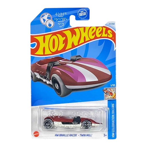 Hot Wheels Braille Racer - Twin Mill | Celebration Racers Series 1/10 - for just $1.99! 