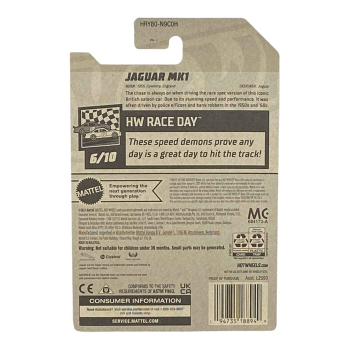 Hot Wheels Jaguar MK1 - Race Day Series 6/10 - for just $1.79! 
