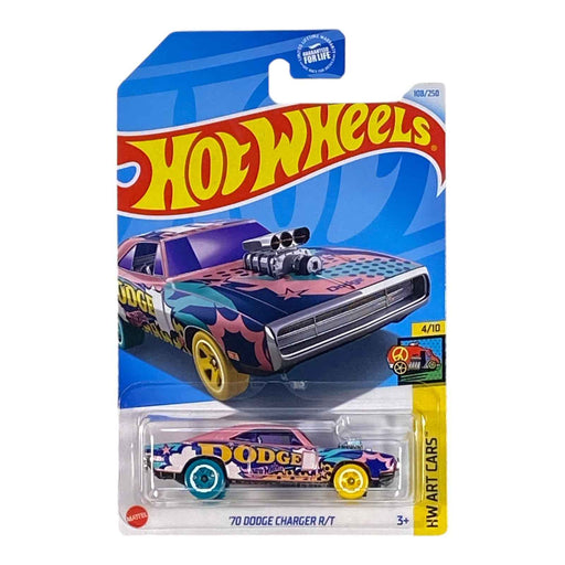 Hot Wheels '70 Dodge Charger R/T - Art Cars Series 4/10 - for just $1.79! 