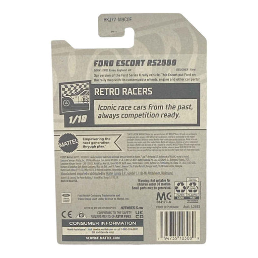 Hot Wheels Ford Escort RS2000 - Retro Racers Series 1/10 - for just $1.79! 