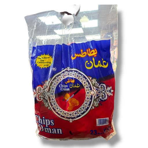 Oman Chips 23 Crunchy Snack Bags x 13g - Flavorful Sohar, Savory Oman, & Tangy Salata - for just $13.99! 