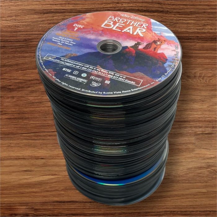 Lot of 100+ Assorted DVDs (No Case or Artwork - Read Description) - for just $22! 
