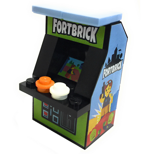Fortbrick Arcade Machine Building Set (LEGO) - Premium Custom LEGO Kit - Just $9.99! Shop now at Retro Gaming of Denver