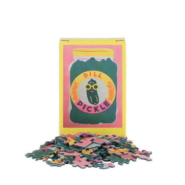 Pickle 99 Piece Mini Jigsaw Puzzle Happily - for just $11.99! 