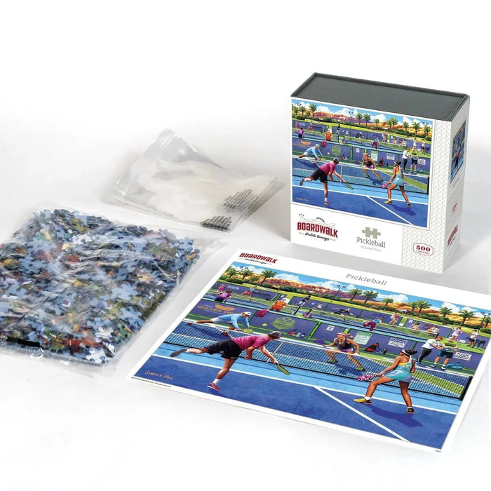 Pickleball 500 Piece Jigsaw Puzzle Boardwalk - for just $21.99! 
