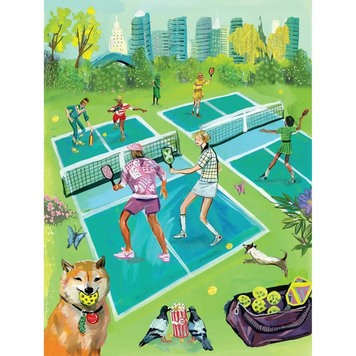 Pickleball by Jenny Kroik 500 Piece Jigsaw Puzzle NYPC - for just $26.99! 