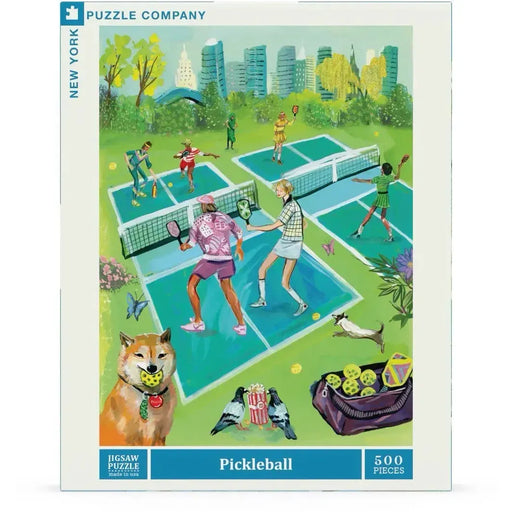 Pickleball by Jenny Kroik 500 Piece Jigsaw Puzzle NYPC - for just $26.99! 