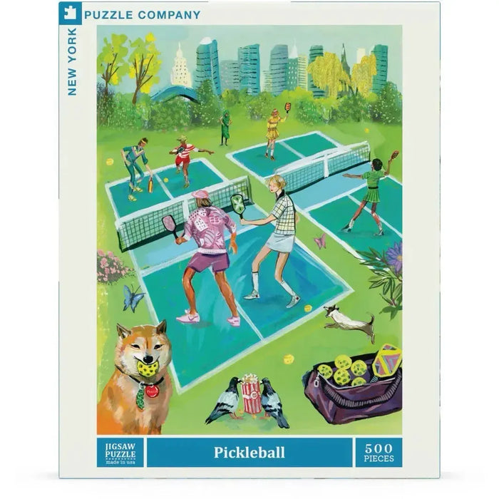 Pickleball by Jenny Kroik 500 Piece Jigsaw Puzzle NYPC - for just $26.99! 