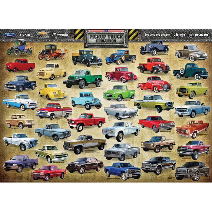 Pickup Truck Evolution 1000 Piece Jigsaw Puzzle Eurographics - for just $19.99! 