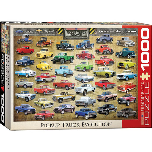 Pickup Truck Evolution 1000 Piece Jigsaw Puzzle Eurographics - for just $19.99! 