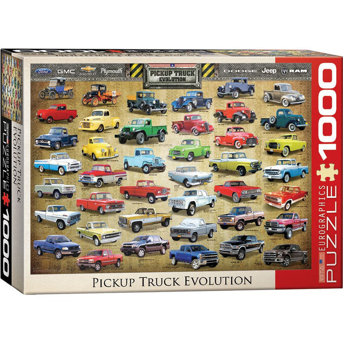 Pickup Truck Evolution 1000 Piece Jigsaw Puzzle Eurographics - for just $19.99! 