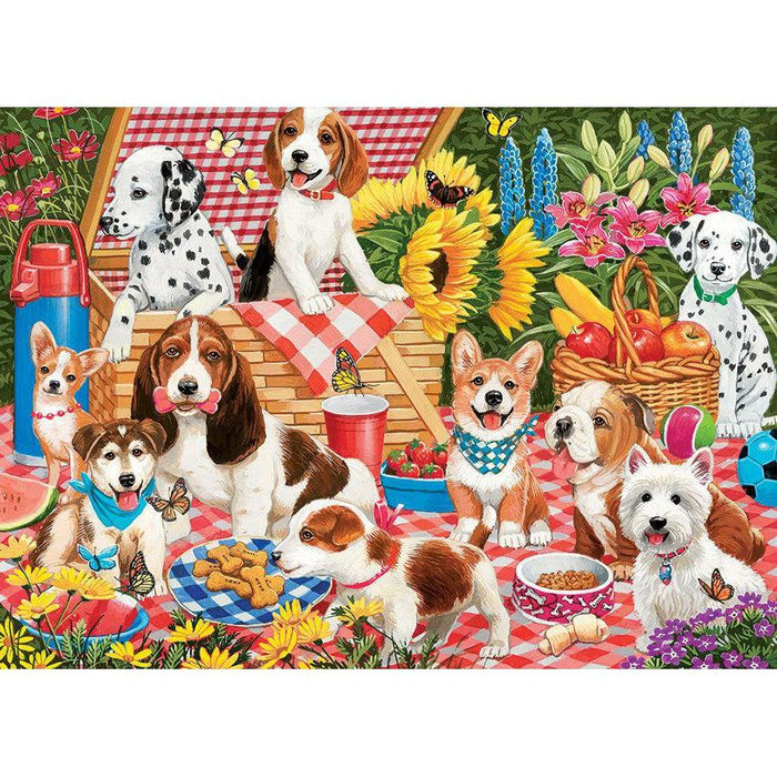 Picnic Party 350 Piece Family Jigsaw Puzzle Cobble Hill - for just $17.99! 