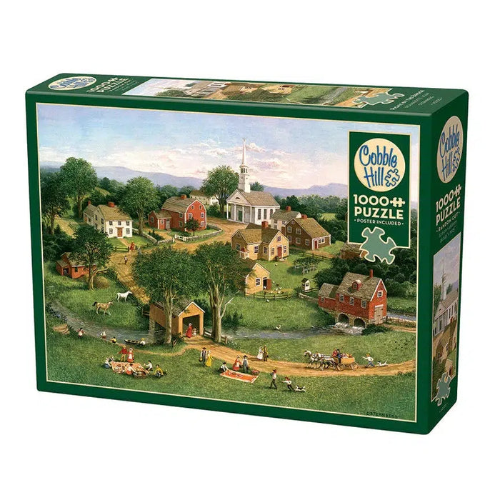 Picnic by the Bridge 1000 Piece Jigsaw Puzzle Cobble Hill - for just $20.99! 