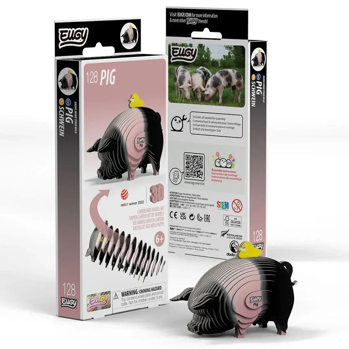 Pig 3D Cardboard Model Kit Eugy - for just $11.99! 