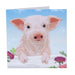 Pig on the Fence Crystal Art Card Kit Craft Buddy - for just $7.99! 